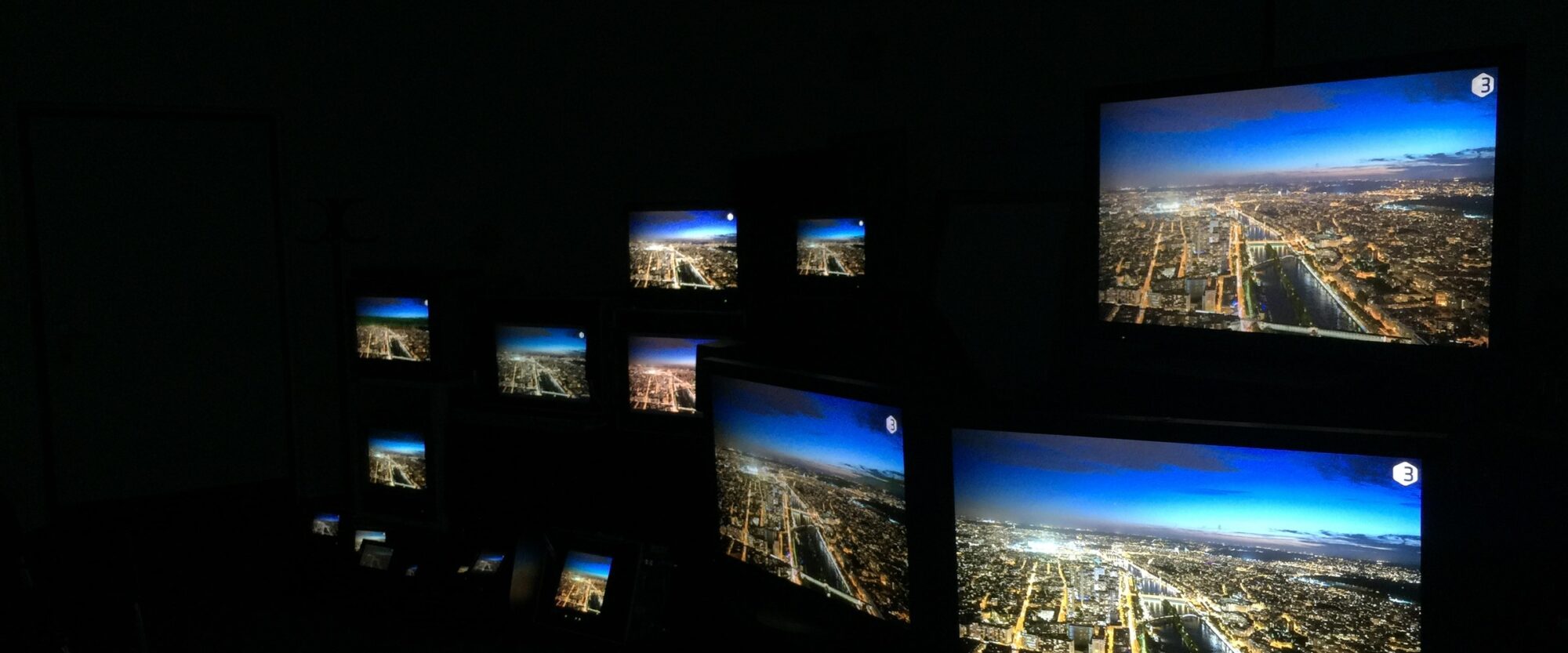 One image across several displays