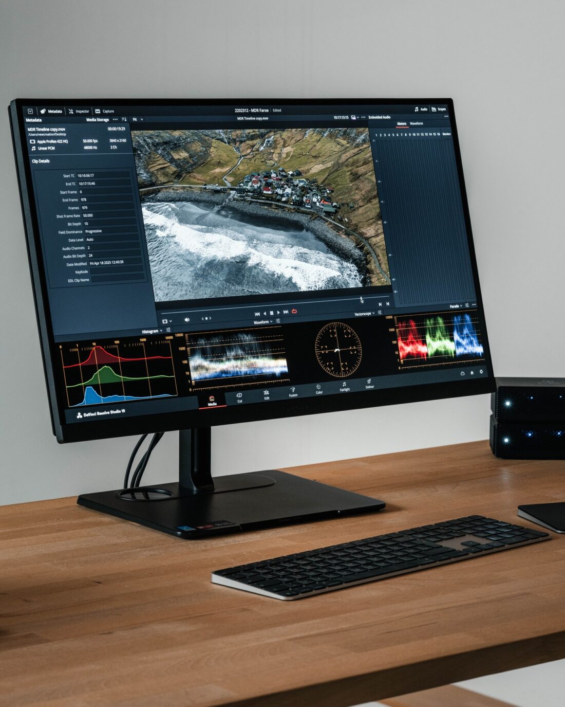 Scopes beside the picture