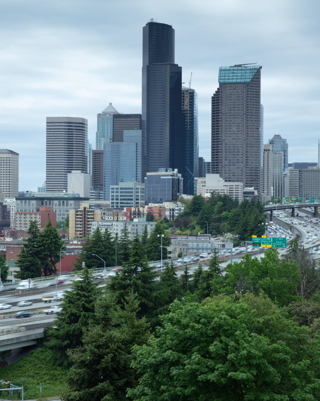Downtown and the freeway