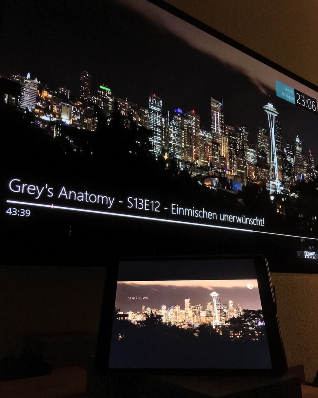 A shot from the series