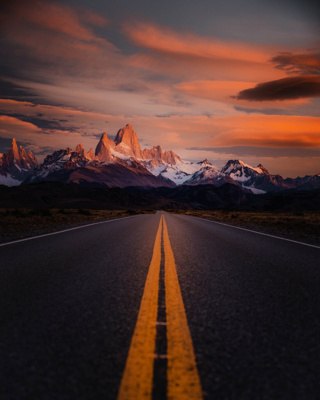 Ruta 23 towards Fitz Roy